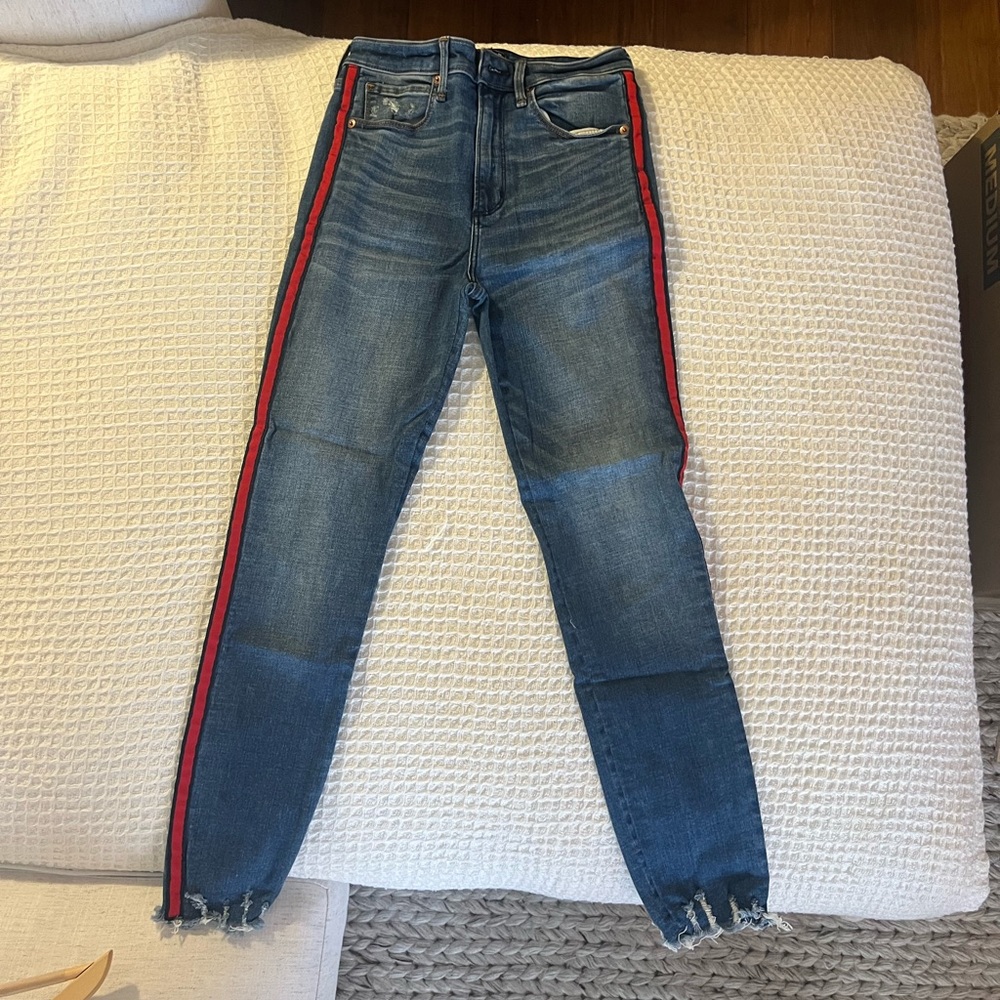Abercrombie & Fitch Simone High Rise Ankle Jean